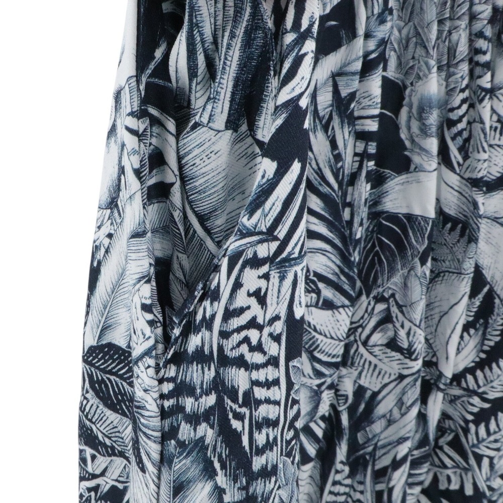 Agua Bendita Helios Mini Dress S Tropical Botanical Tie Shoulder Sundress Resort - Picture 7 of 10